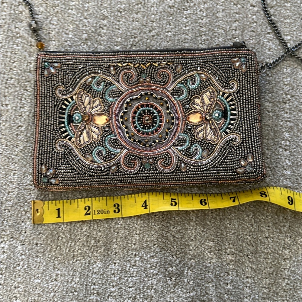 Mary Frances Embellished Beaded Clutch Bag - Picture 5 of 8